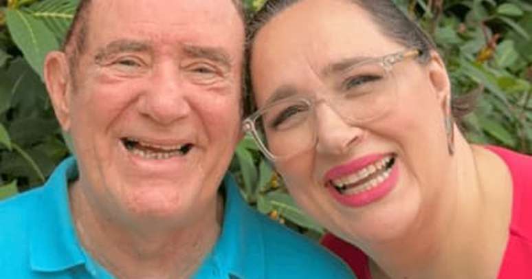 Renato Aragão e esposa