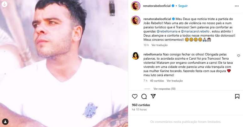 Comentário de Maria Rebello na postagem de Renato Rabelo