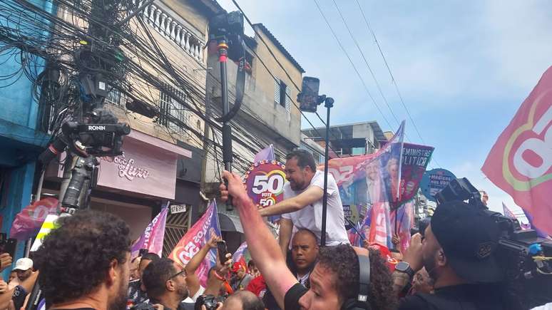 Boulos fez campanha na Zona Sul