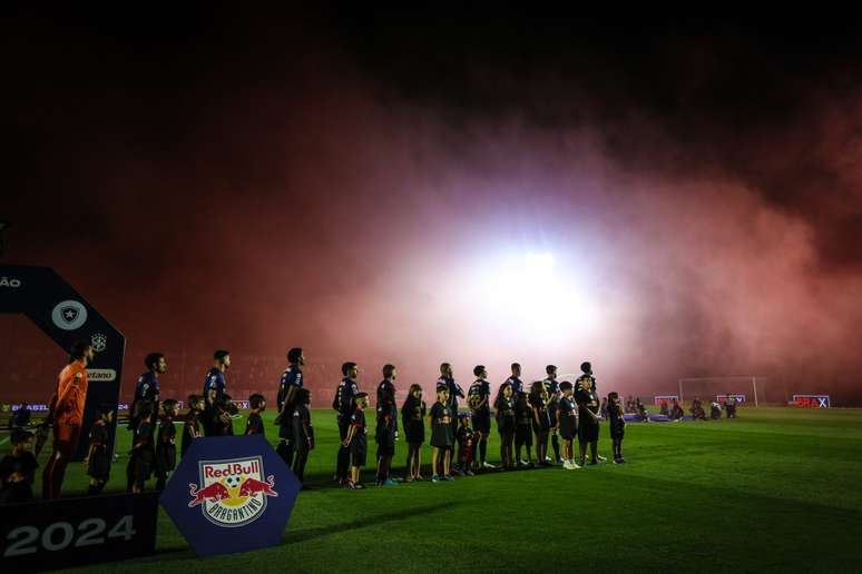 Jogadores do Red Bull Bragantino. 