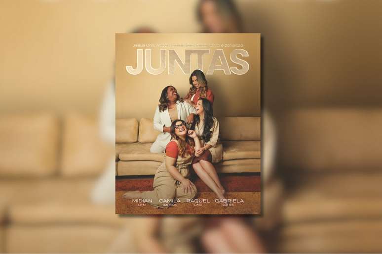 “Juntas” é um devocional que reúne ensinamentos das autoras e pastoras Camila Barros, Midian Lima, Raquel Lima e Gabriela Lopes 