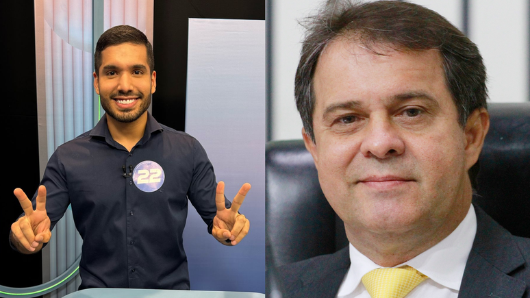 André Fernandes (à esquerda) disputa com Evandro Leitão