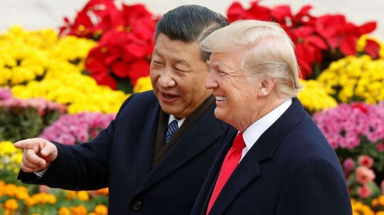 Trump se encontrou com Xi em Pequim em 2017