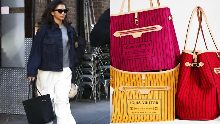 A atriz Zendaya e a bolsa inovadora da Louis Vuitton