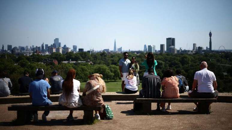 O parque de Primrose Hill atrai visitantes há muito tempo