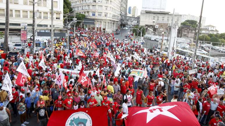 Manifestação do PT