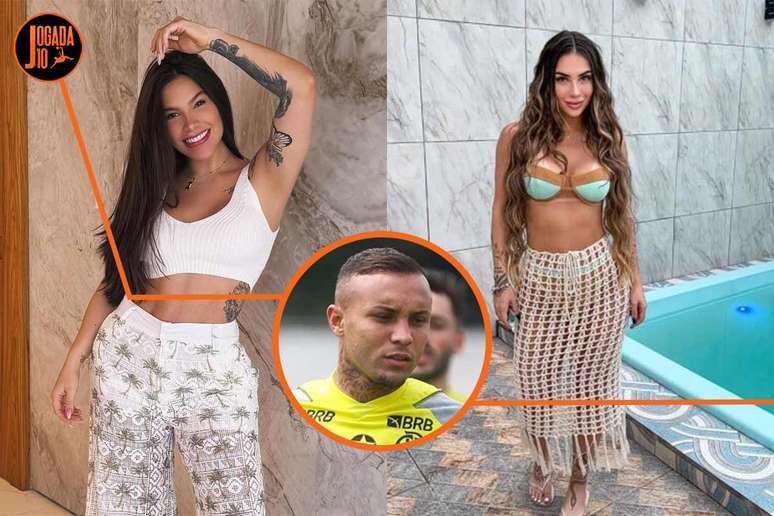 Isa Ranieri, Everton Cebolinha e Ivana Bermanelli viraram notícia após suposta traição – Fotos: Gilvan de Souza / CRF e Reprodução / Instagram