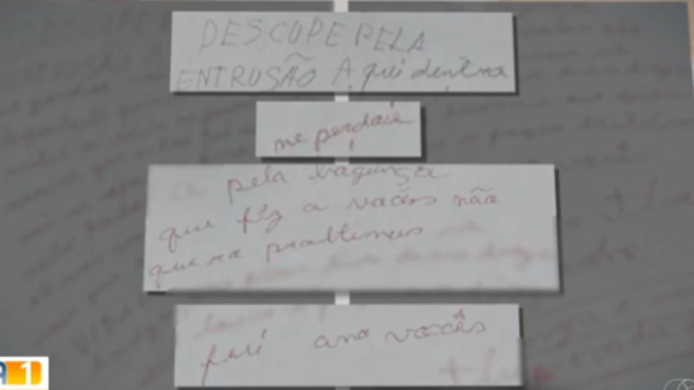 Ladrão deixa bilhete pedindo desculpas após furtar estabelecimentos em Goiás