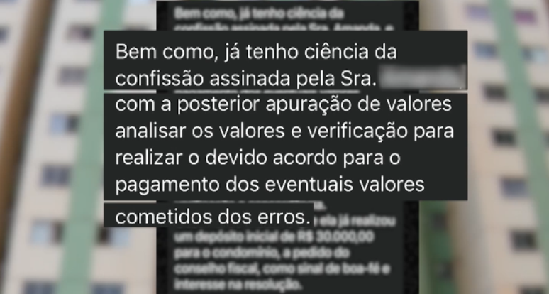 Moradores de um condomínio em Samambaia, no Distrito Federal, denunciam ex-síndica suspeita de usurpar cerca de R$ 350 mil das reservas dos prédios e gastar indevidamente. 