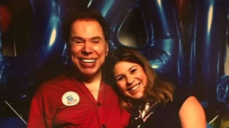 Silvio Santos e a filha Daniela Beyruti