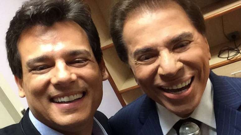 Celso Portiolli e Silvio Santos