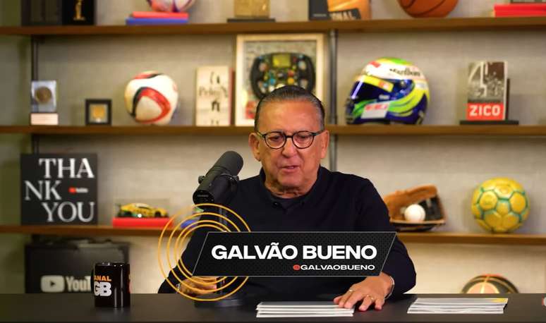 Actualmente, Galvão Bueno prepara nuevos proyectos para el canal GB -