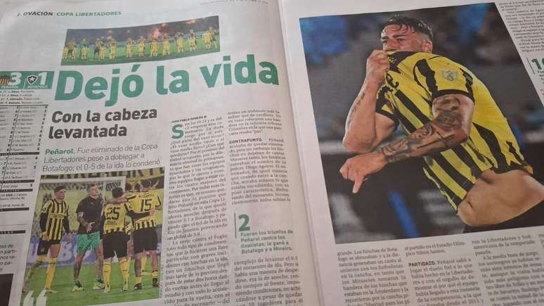 Imprensa uruguaia reconhece o esforço do Peñarol –