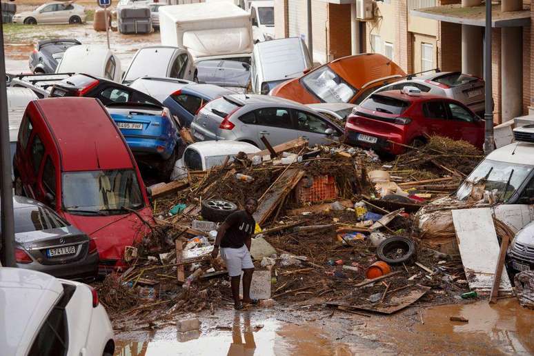 O fenômeno Dana provocou uma série de danos materiais no leste de Espanha