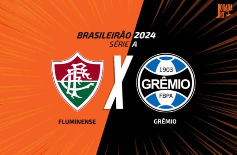 Foto Arte/Jogada10 - Legenda: Fluminense e Grêmio se enfrentam no Maracanã nesta sexta-feira (1), pelo Brasileirão