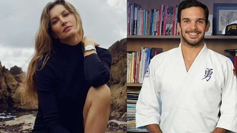 Gisele B&uuml;ndchen e Joaquim Valente