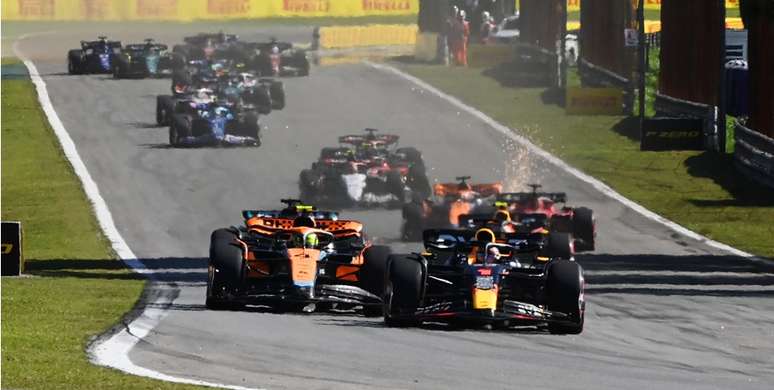 Inicio de la carrera Sprint en Interlagos en 2023