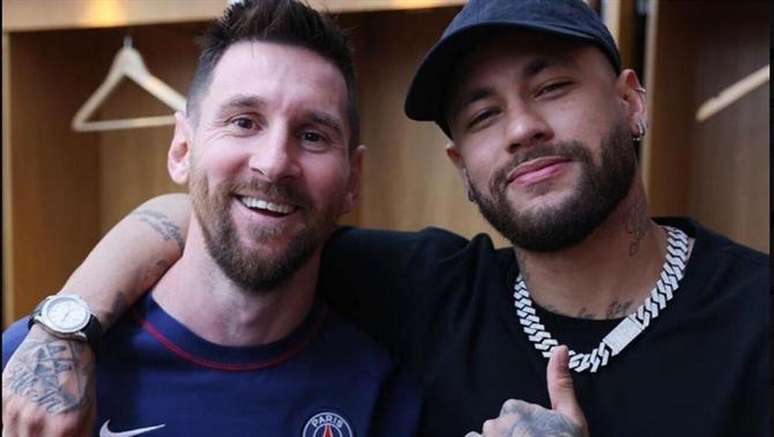 Fãs sonham com reencontro entre Ney e Messi após passagens por Barcelona e PSG –