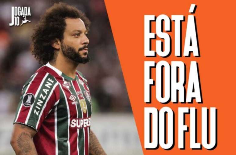 FOTO: Lucas Merçon/Fluminense - Legenda: Marcelo não é mais jogador do Fluminense após discussão com o técnico Mano Menezes