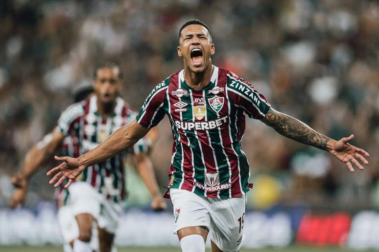 Kauã Elias, autor do segundo gol do Flu. (FOTO: LUCAS MERÇON / FLUMINENSE F.C.)