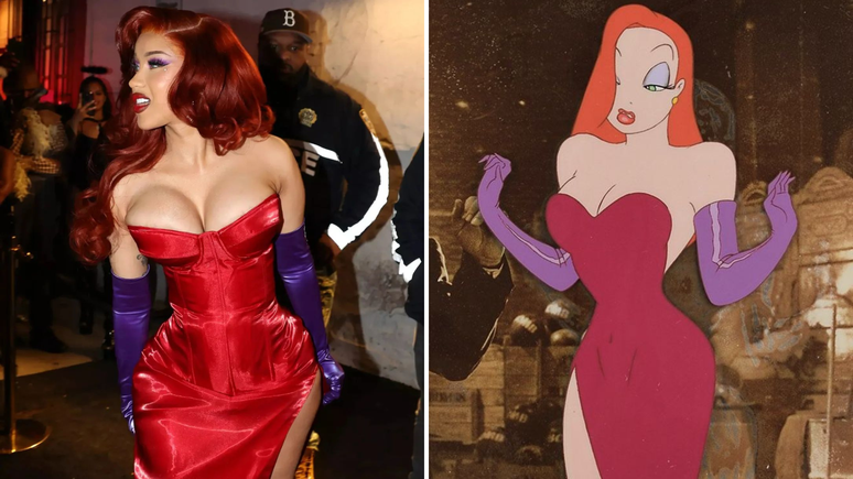 Cardi B vestida de "Jessica Rabbit"