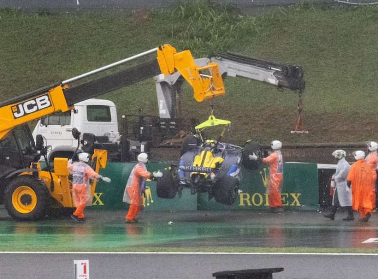F1: look at the starting grid of the Sao Paulo GP with Norris on pole at Interlagos