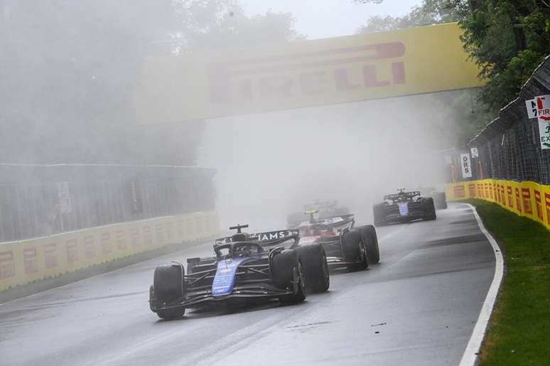 GP do Canadá: uma das raras chuvas com pista molhada