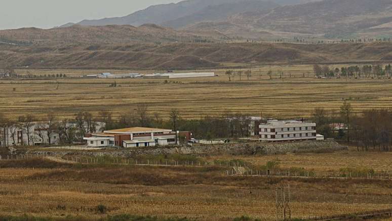 A China tem um dos poucos pontos no mundo de onde se pode ver de perto a isolada Coreia do Norte