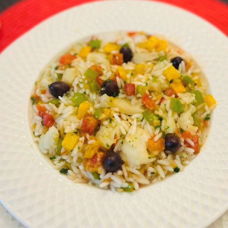 ARROZ "MALANDRINHO" DE BACALHAU