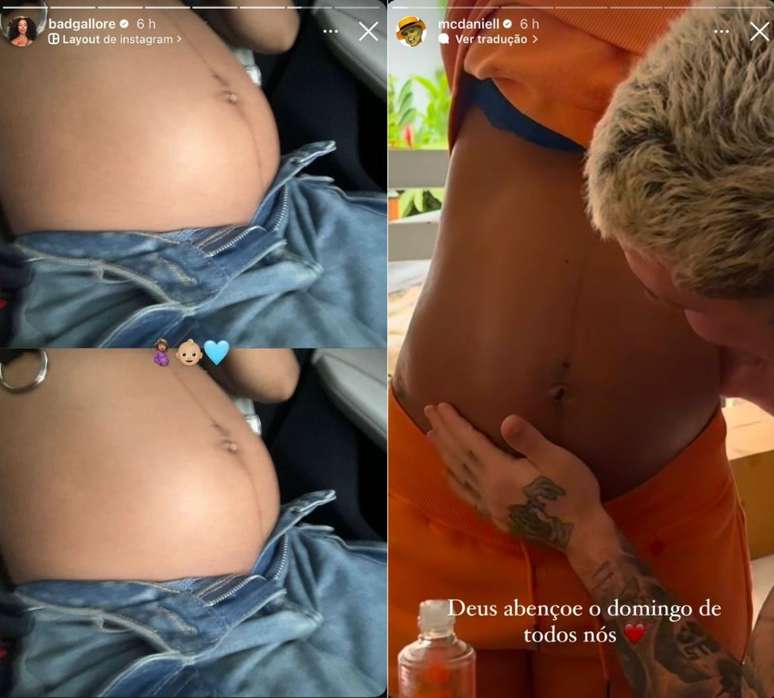 Lorena Maria mostra barriga de grávida - Reprodução / Instagram