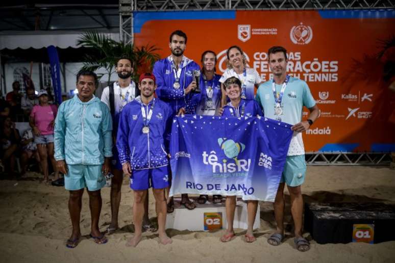 Equipe do Rio de Janeiro na premiação 