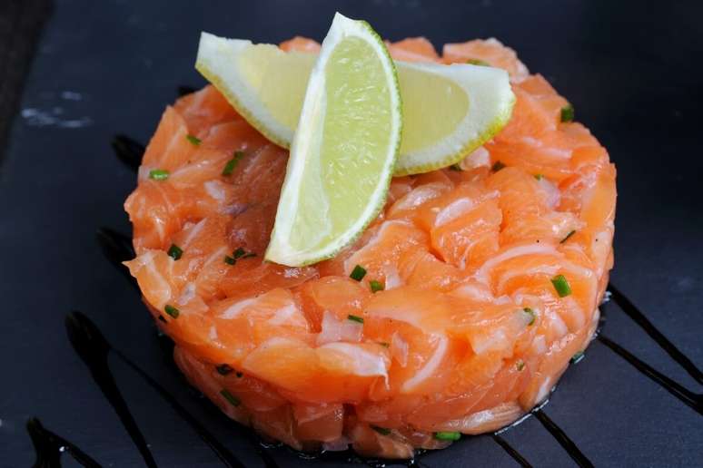 Tartare de salmão