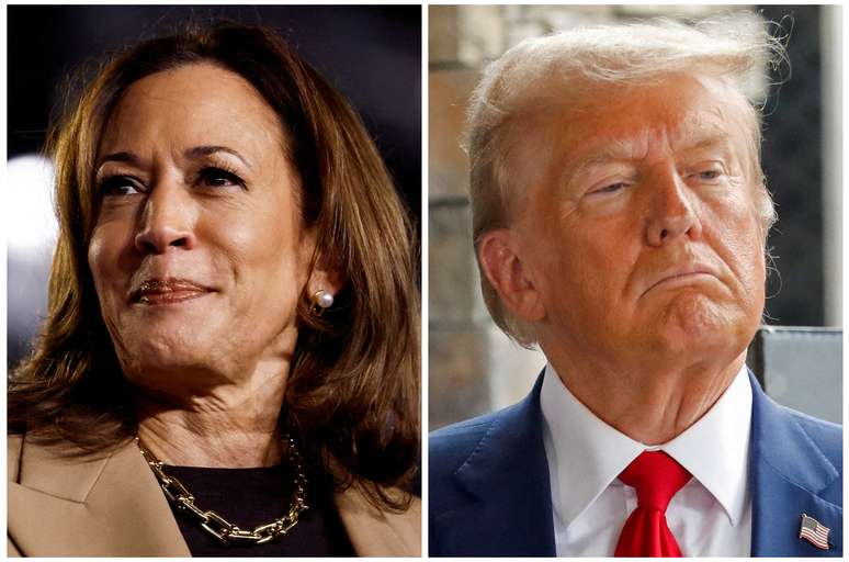 Kamala e Trump