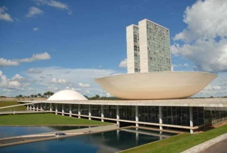 Fachada do Congresso Nacional em Brasília