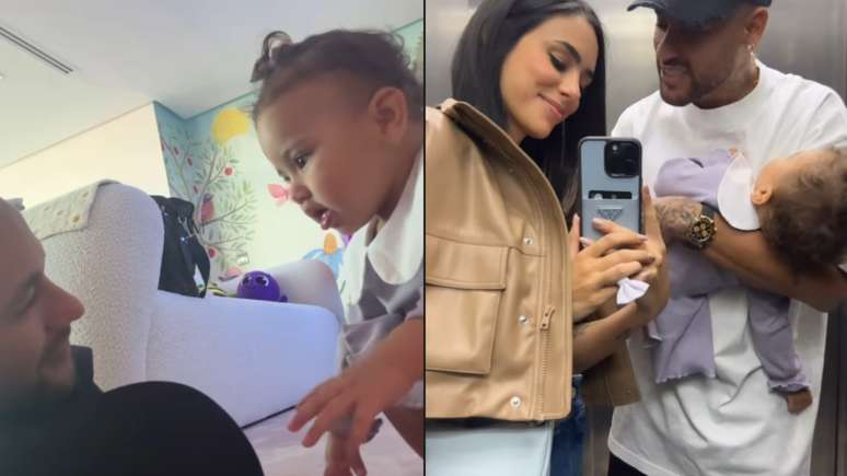 Em família! Neymar exibe momento íntimo com a filha após se lesionar