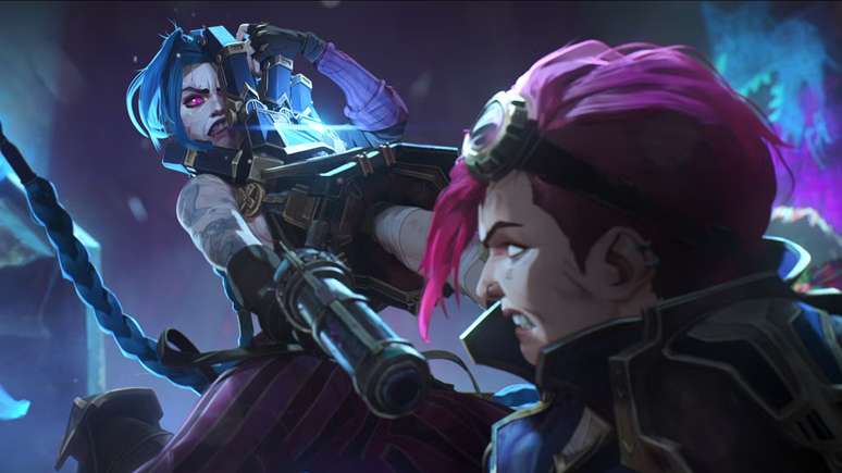 Os conflitos entre as irmãs Jinx e Vi continuam na segunda temporada