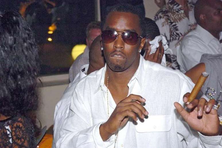 Sean "Diddy" Combs durante uma de suas 'festas do branco' em 2005 (Pinguet Benoit/ABACA via Reuters Connect)