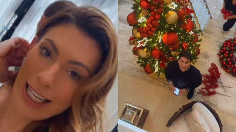 Elaine Mickley contrata equipe para decorar sua casa no Natal