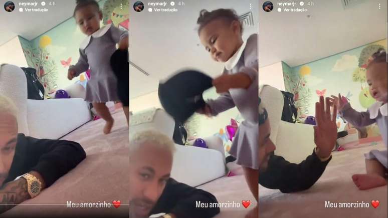 Atualmente, Neymar vive com Bruna Biancardi e Mavie na Arábia Saudita, enquanto Amanda e Helena moram no Brasil – Reprodução / Instagram