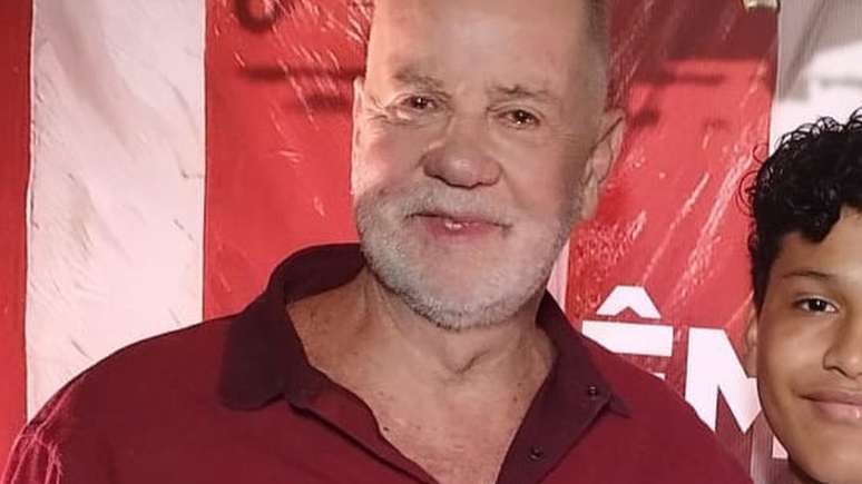 Luiz Fernando Guimarães com o filho