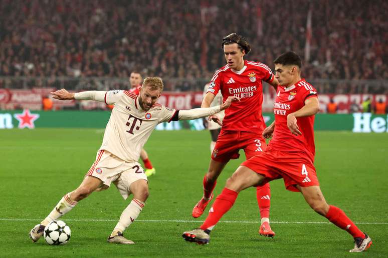 Laimer foi uma opção pelo lado direito do Bayern – Alexander Hassenstein/Getty Images