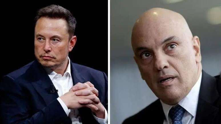 Elon Musk e o ministro do STF Alexandre de Moraes travaram batralha judicial