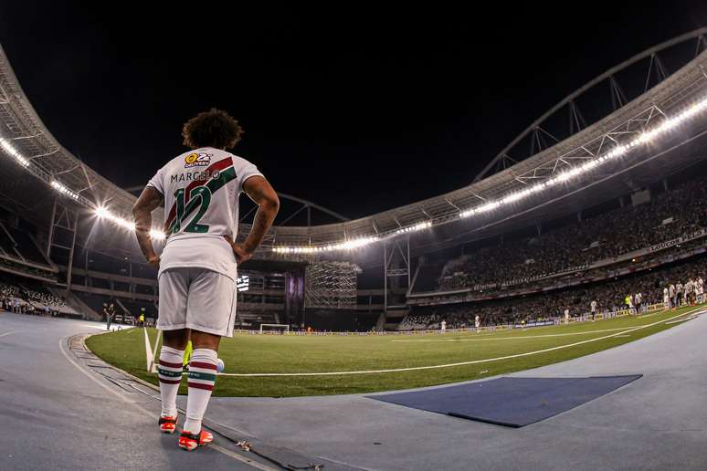 Marcelo no Fluminense x Botafogo 11/06/2024. -