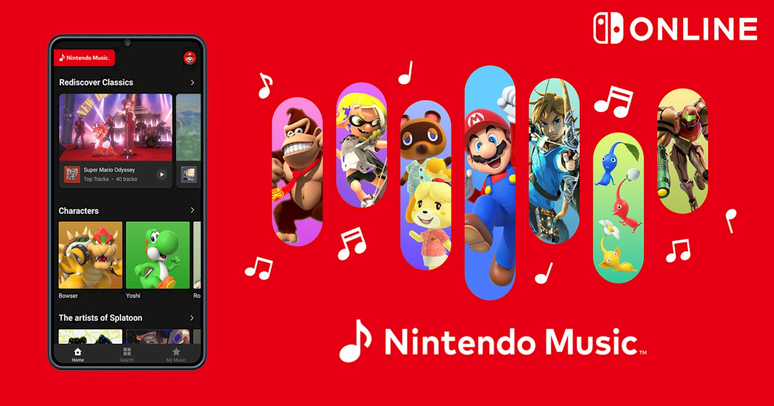 Nintendo entra na música e lança plataforma de streaming