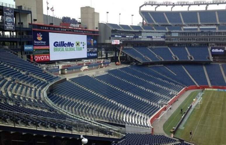 Gillette Stadium, cujo dono é Robert Kraft, sediará sete partidas da Copa do Mundo.