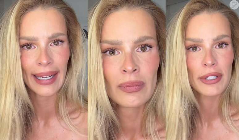 Yasmin Brunet posta monólogo dramático no TikTok e recebe críticas na web: 'Cheia de botox'.