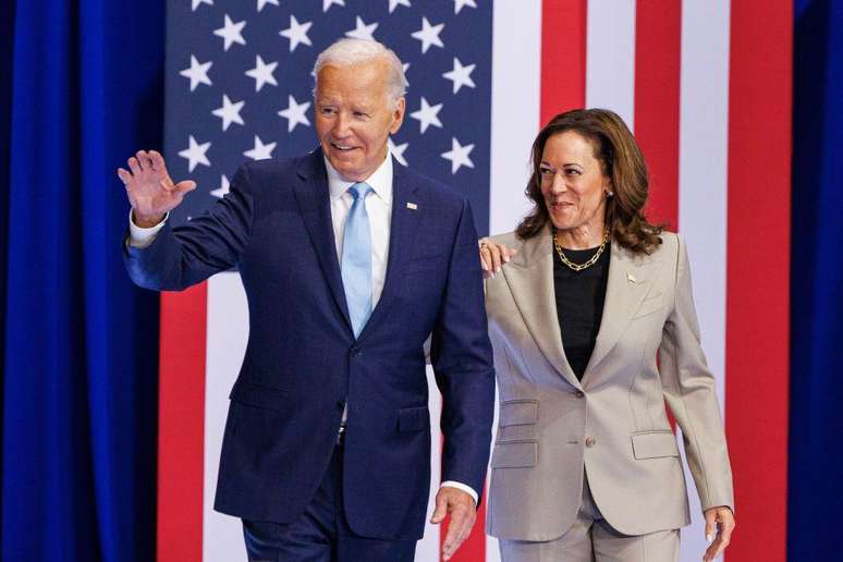 Kamala não conseguiu mostrar que seria diferente do seu chefe, o presidente Joe Biden