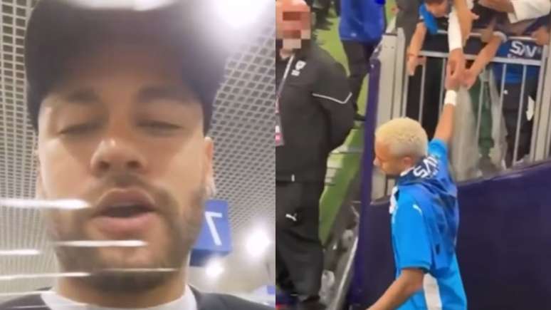 Neymar negou que tenha tido um anel roubado em campo