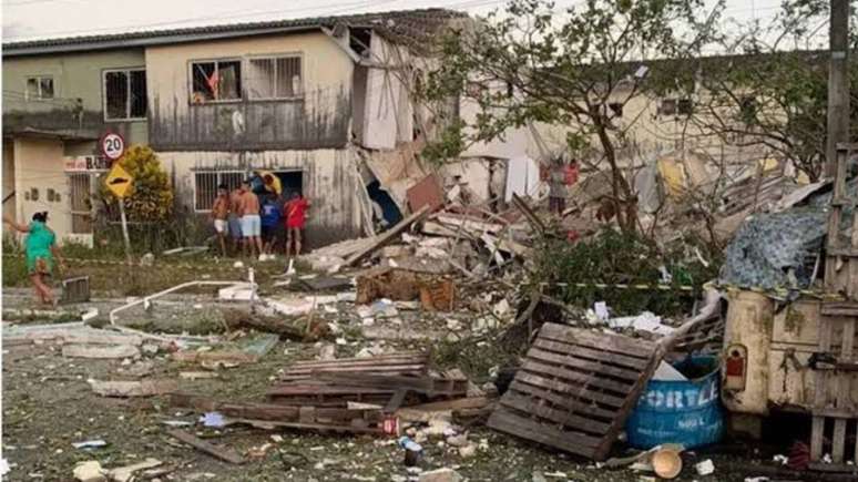 Provável causa da expolsão é um vazamento de gás