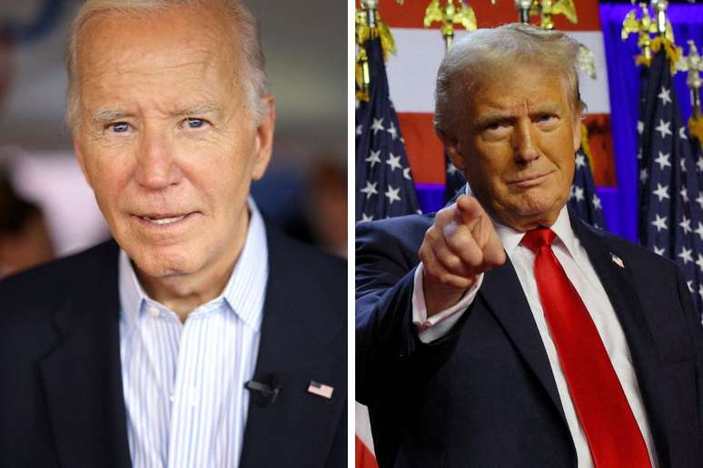 Joe Biden e Donald Trump conversaram pelo telefone após vitória de Trump nas eleições dos EUA